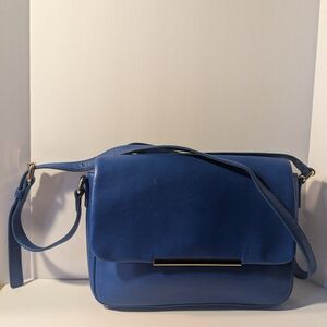 Elegant Blue Shoulder Bag Saks Fifth Black collection